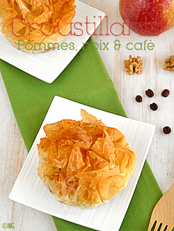 Croustillants aux pommes, noix & café-image