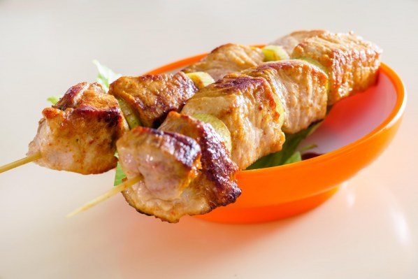 Chich taouk: Brochettes de poulet aux épices-image